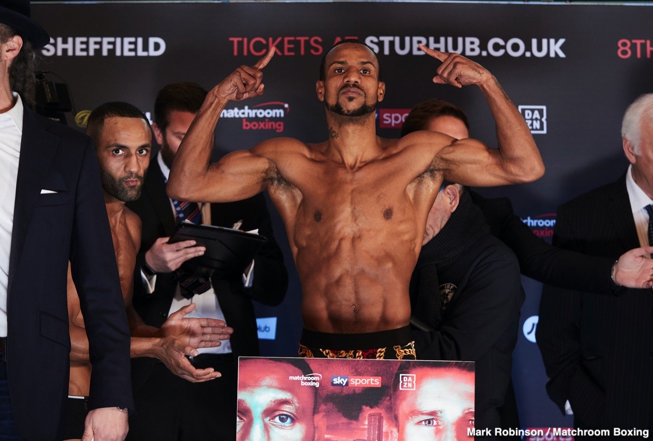 Image: Kell Brook 153.75 vs. Mark DeLuca 152.75 - weigh-in results