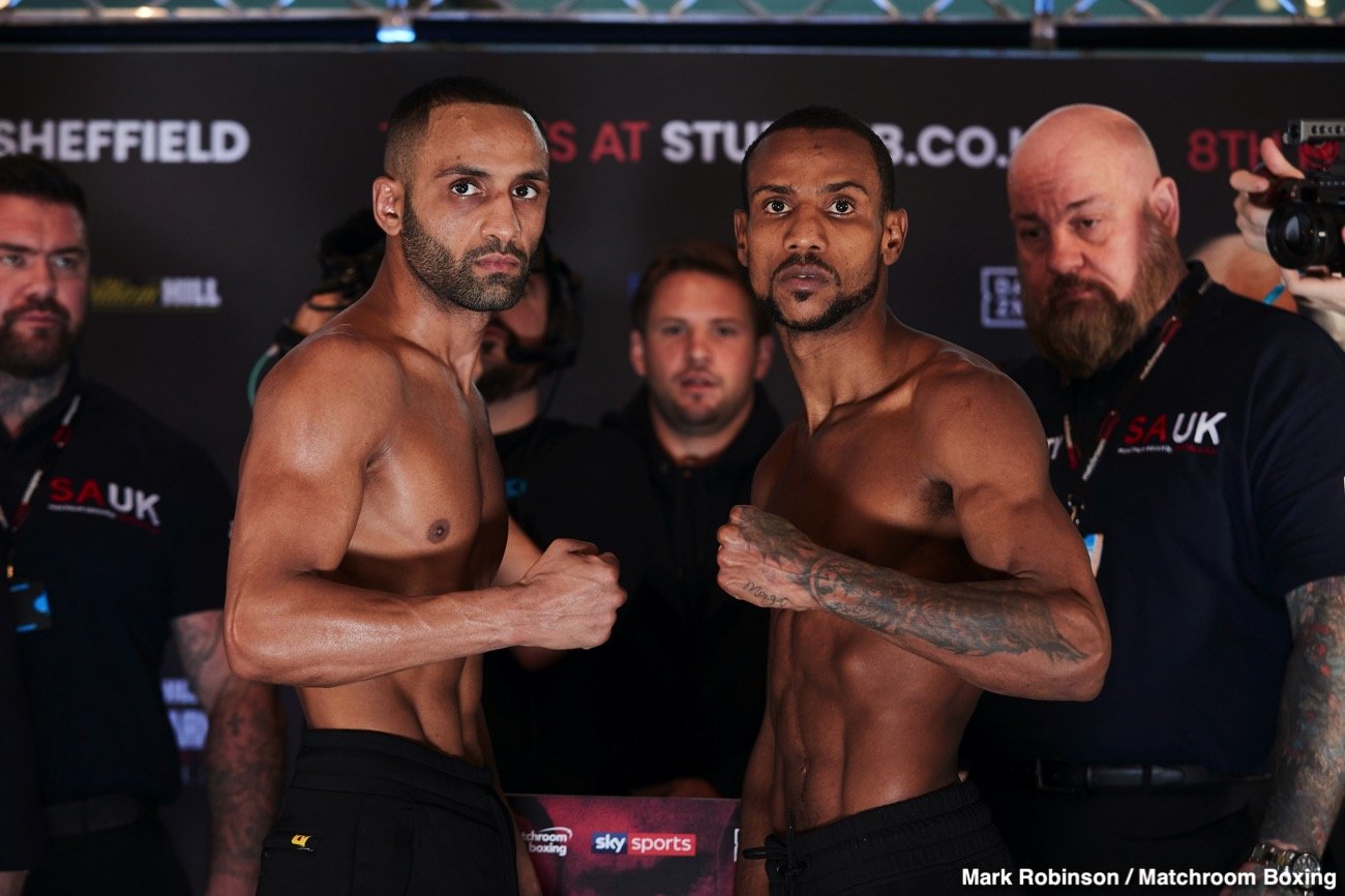 Image: Kell Brook - Mark DeLuca Sheffield Weigh In Results & Photos