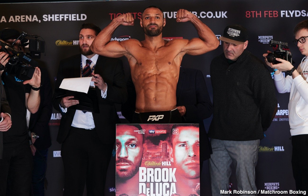 Image: Kell Brook - Mark DeLuca Sheffield Weigh In Results & Photos