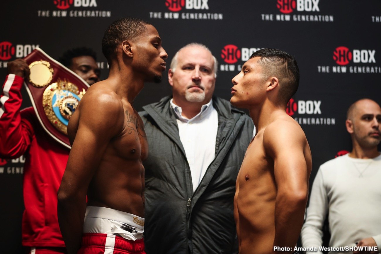 Image: Thomas Mattice vs. Isaac Cruz official weights & quotes