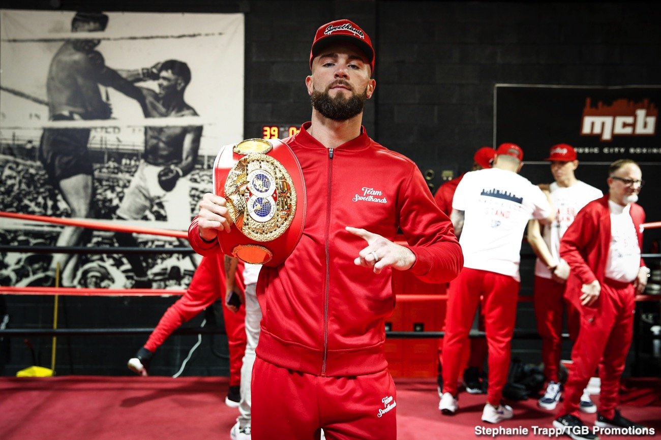 Caleb Plant Vincent Feigenbutz Nashville media workout