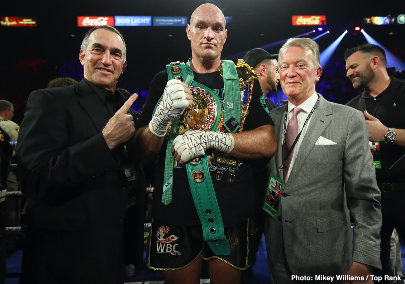 Image: Tyson Fury GLOATING about victory over Deontay Wilder