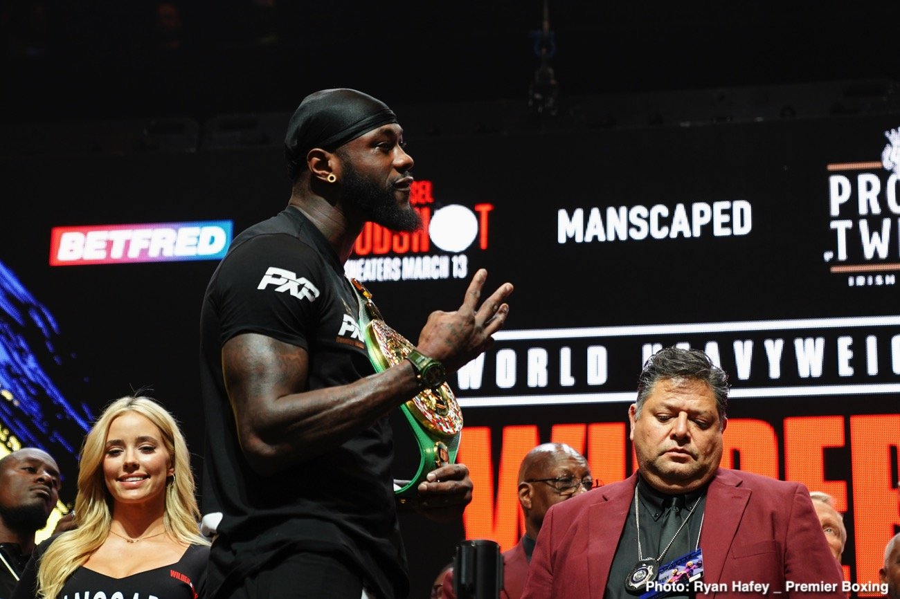 Image: Deontay Wilder to file lawsuit against Tyson Fury if he doesn't get trilogy