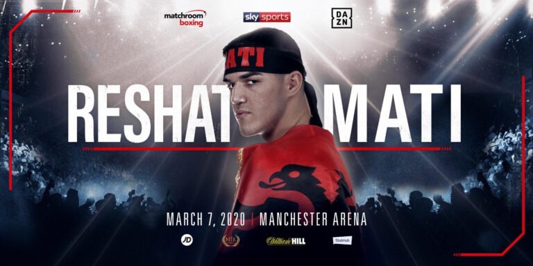 Image: Reshat Mati fights on DAZN on March 7 in UK