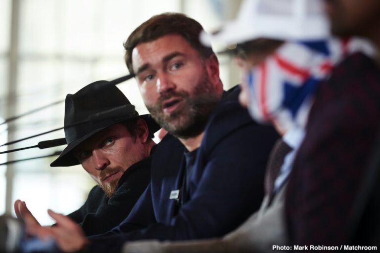 Image: Eddie Hearn: Chisora has got to make it "horrible" for Usyk