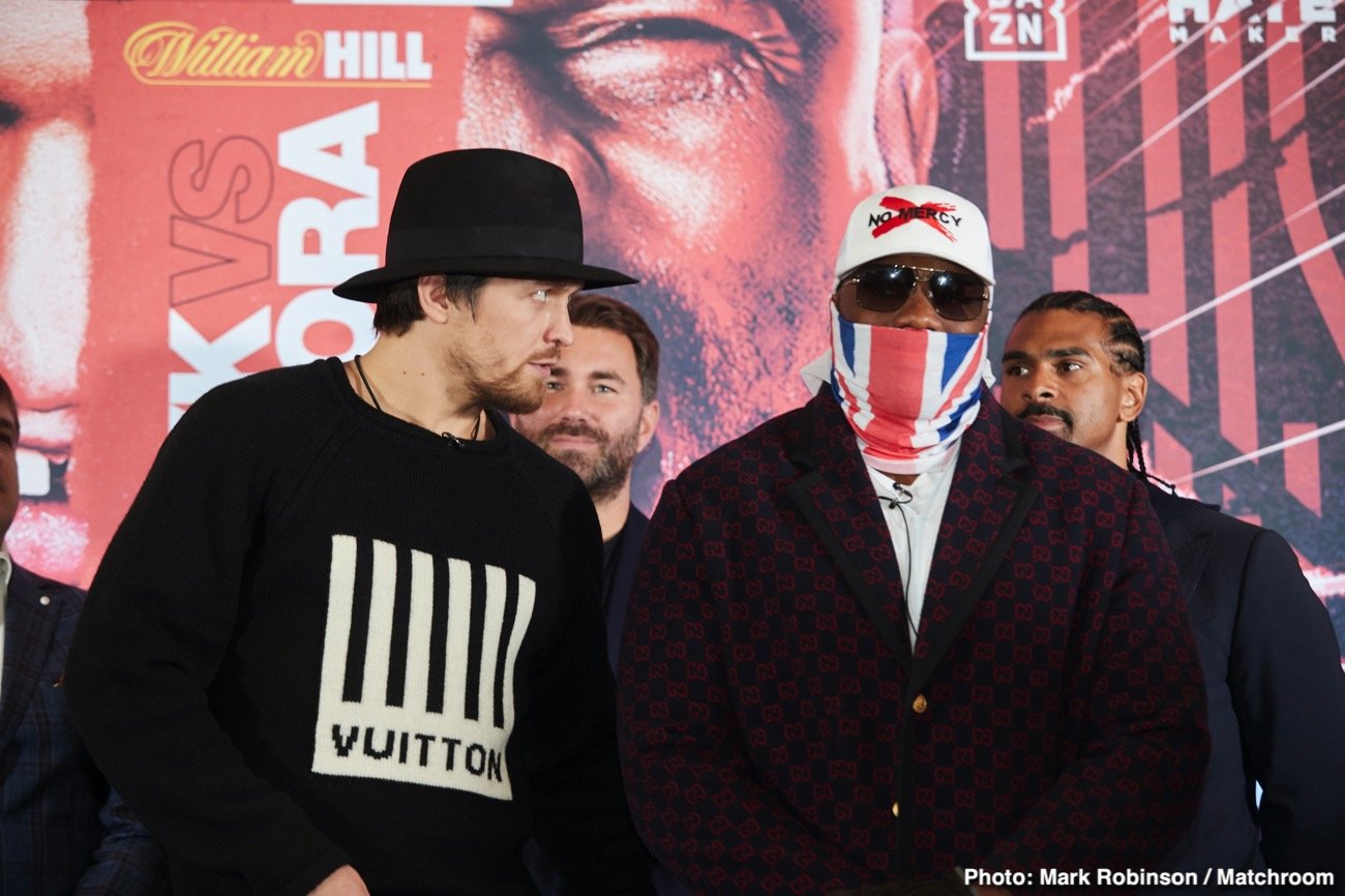 Image: David Haye warns Usyk: It only takes one shot, Chisora will cause an upset