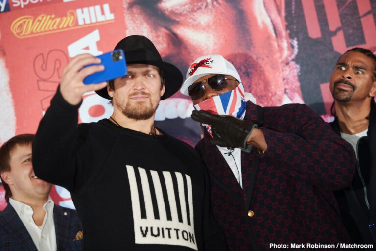Image: Dereck Chisora willing to fight Oleksandr Usyk behind closed doors without fans