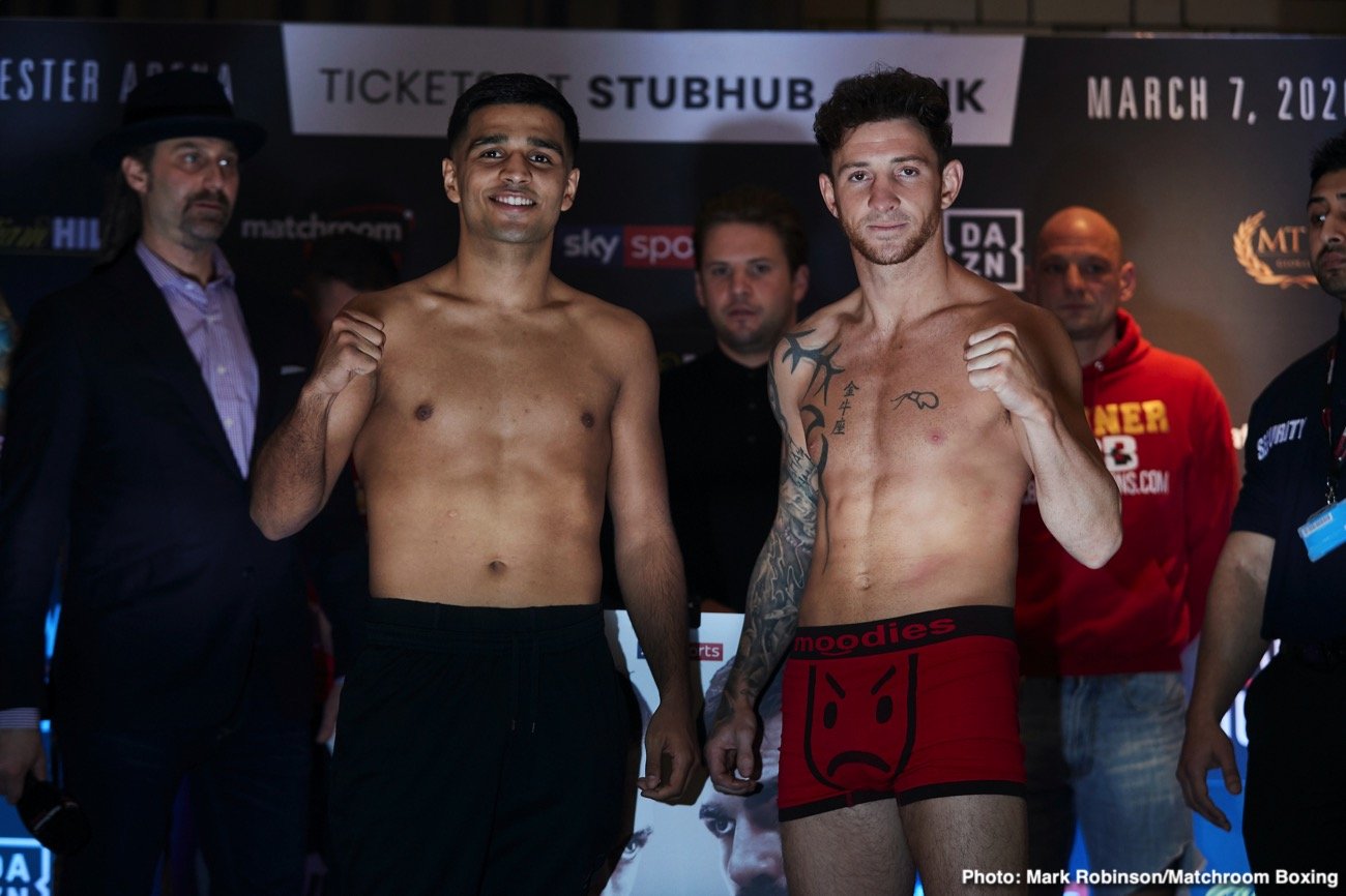 Photo: Scott Quigg 129.5 vs Jono Carroll 130 - weigh-in results Image: Scott Quigg 129.5 vs Jono Carroll 130 - weigh-in results