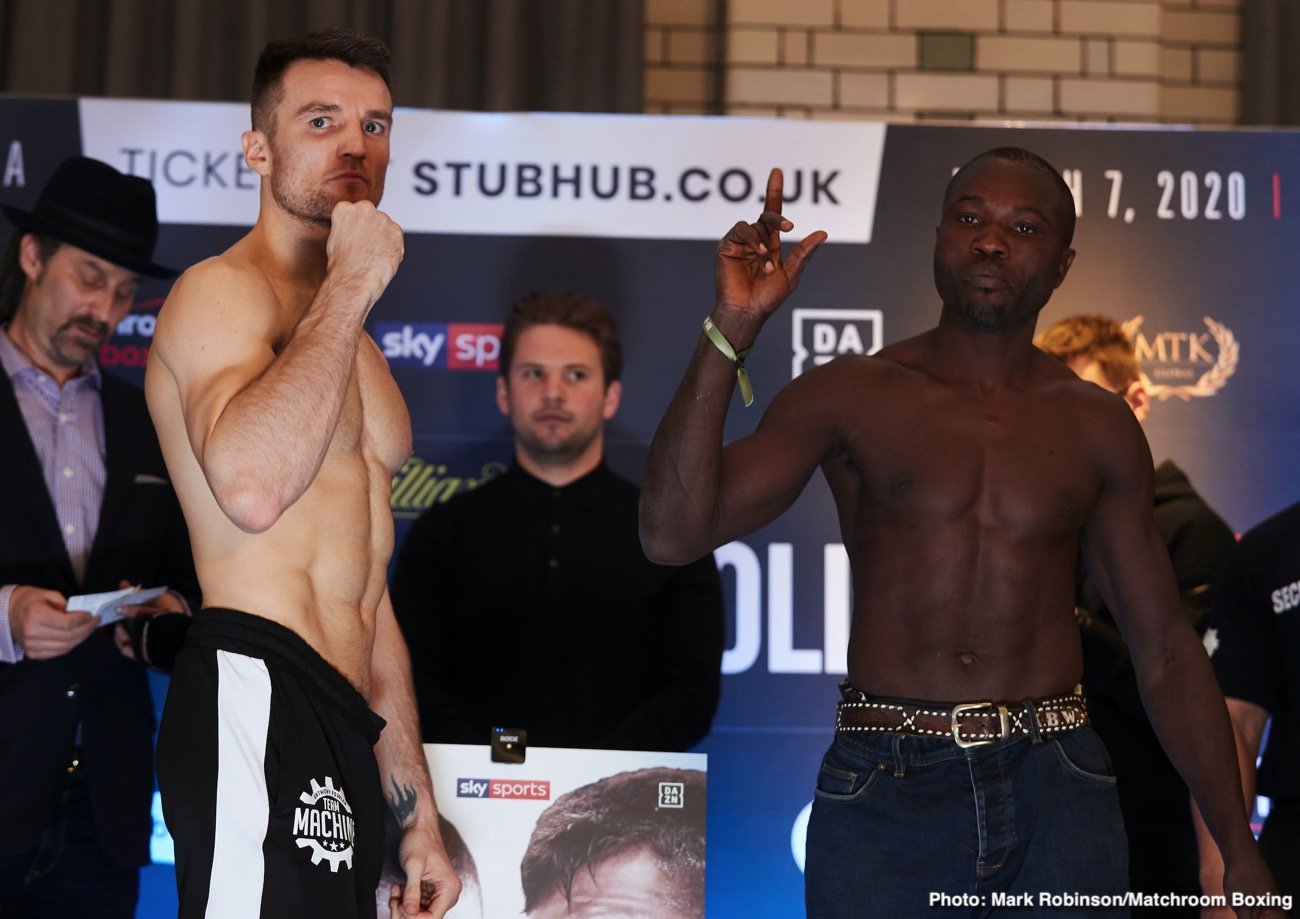 Photo: Scott Quigg 129.5 vs Jono Carroll 130 - weigh-in results Image: Scott Quigg 129.5 vs Jono Carroll 130 - weigh-in results