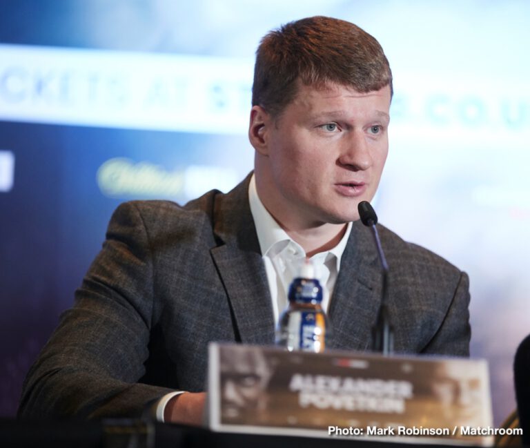 Image: Alexander Povetkin ready for Dillian Whyte