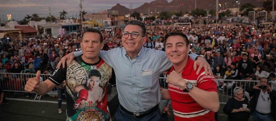 Image: WBC: Julio Cesar Chavez vs. Jorge Arce