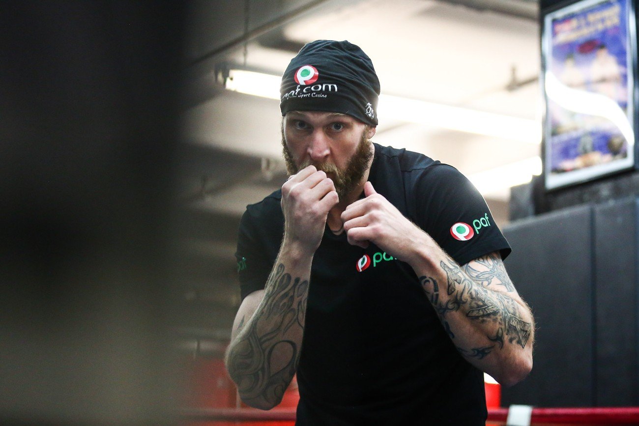 Adam Kownacki vs. Robert Helenius media workout quotes & photos