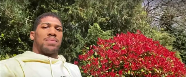 Image: Anthony Joshua sends message to his fans