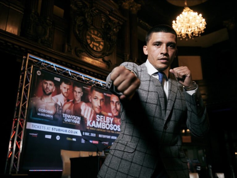 Image: Lee Selby retires after loss to Gustavo Daniel Lemos