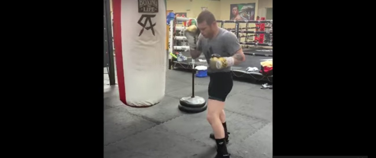 Image: Canelo Alvarez working on his left hook
