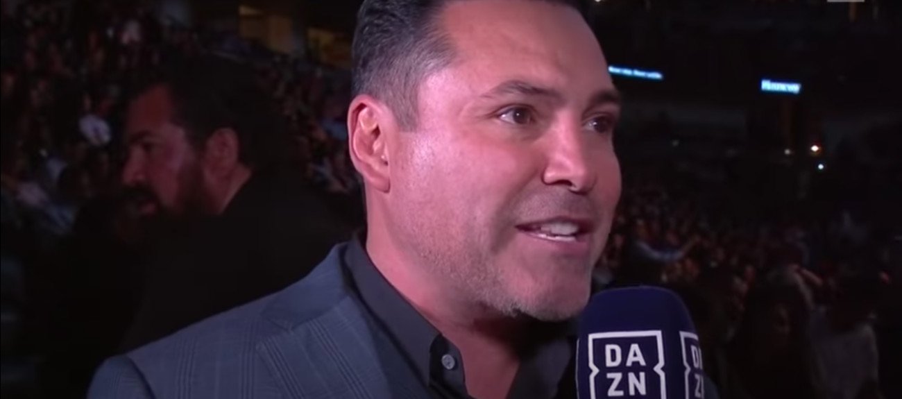 Image: Oscar De La Hoya working out 3 times a day for July 3rd fight