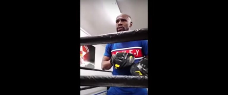 Image: Mayweather justifies training Haney: 'He's NOT fighting Tank'