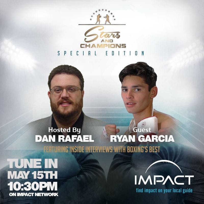 Image: Dan Rafael hosts 2nd episode of Stars & Champions this Friday