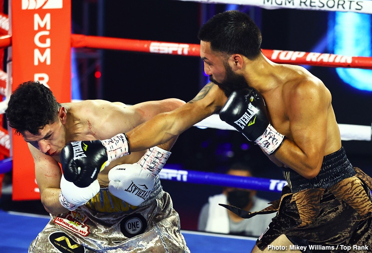 Image: Joshua Franco defeats Andrew Moloney - Live Boxing results