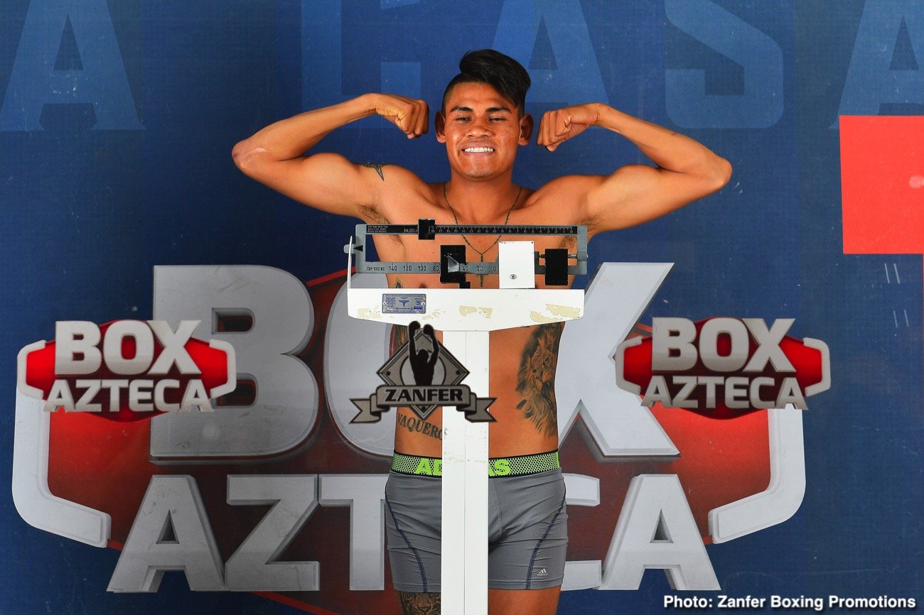 Image: Emanuel Navarrete 127 lbs vs. Uriel Lopez 127 lbs - Weigh-in results