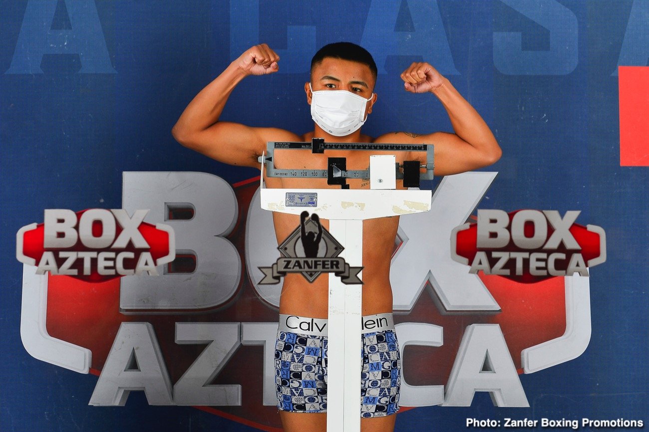 Image: Emanuel Navarrete 127 lbs vs. Uriel Lopez 127 lbs - Weigh-in results