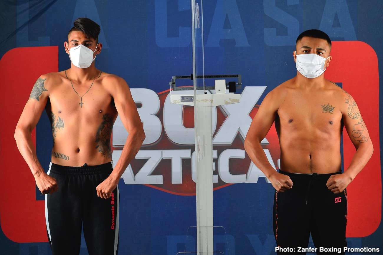 Image: Emanuel Navarrete 127 lbs vs. Uriel Lopez 127 lbs - Weigh-in results