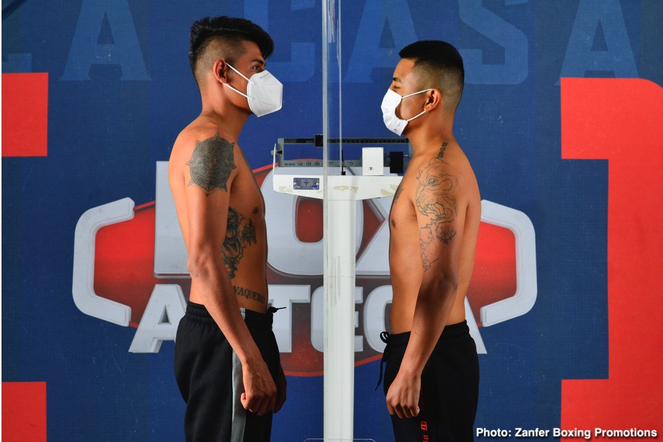 Image: Emanuel Navarrete 127 lbs vs. Uriel Lopez 127 lbs - Weigh-in results