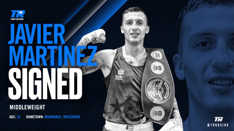 Image: U.S. Amateur Standout Javier Martinez Signs with Top Rank