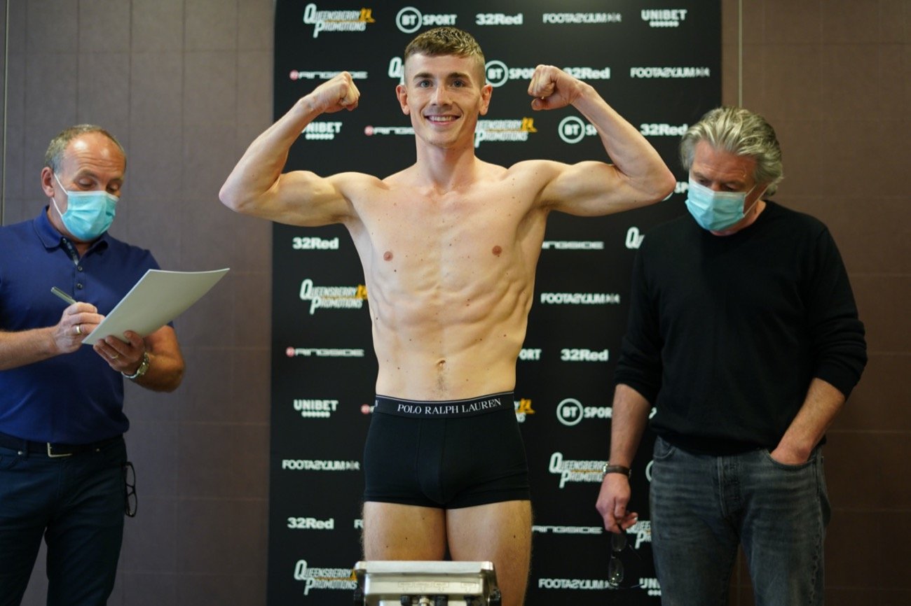 Image: Foster Vs Beech Official Weigh-In Results