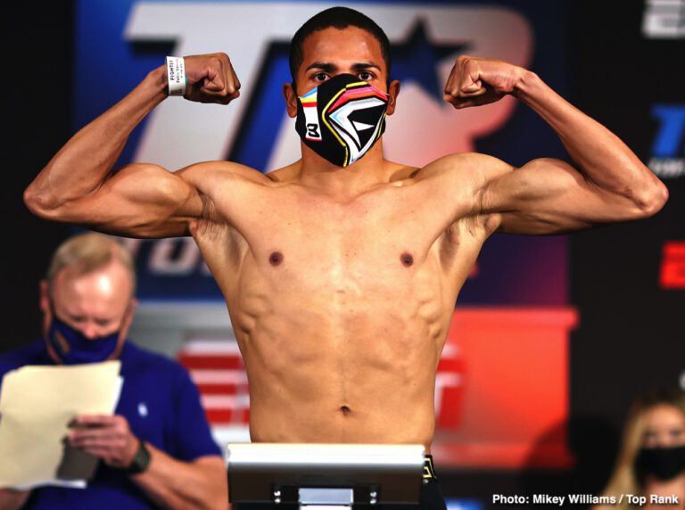 Image: Verdejo vs. Madera ESPN Weigh In Results