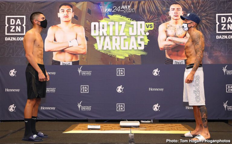Image: LIVE: Ortiz Jr vs. Vargas Weigh In Results & Livestream