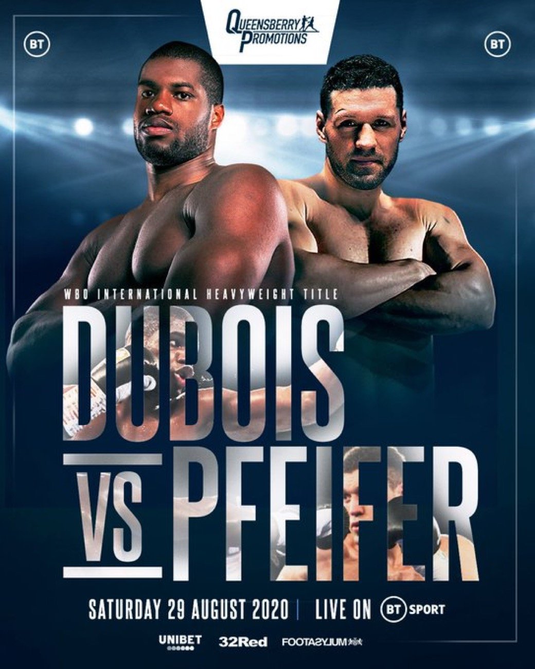 Image: Daniel Dubois vs Erik Pfeifer on August 29