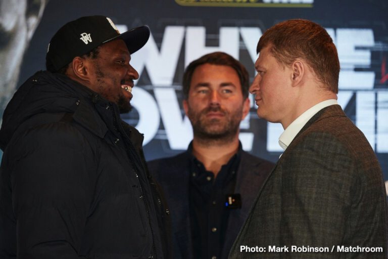 Image: Whyte vs. Povetkin will do over 300,000 buys - Eddie Hearn