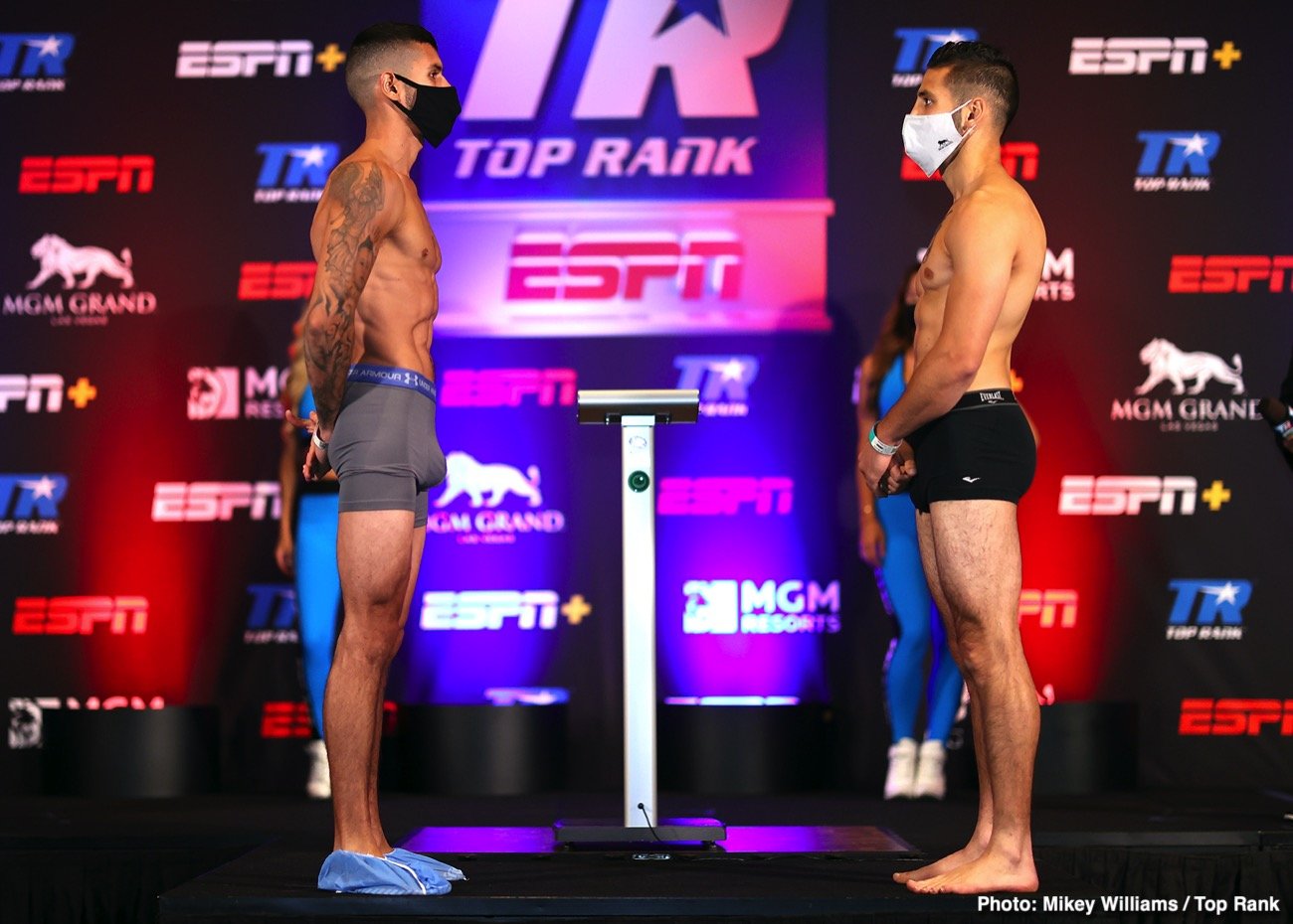 Image: Ramirez vs. Postol ESPN+ Official Weights & Photos