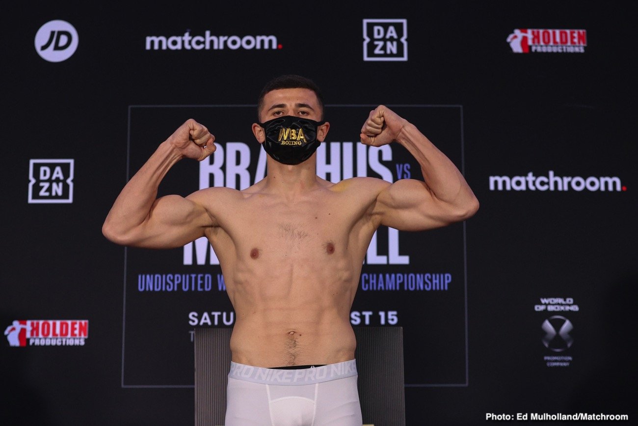 Boxing Photo: Madrimov vs. Walker & Brækhhus vs. McCaskill tonight on DAZN Image: Madrimov vs. Walker & Brækhhus vs. McCaskill tonight on DAZN