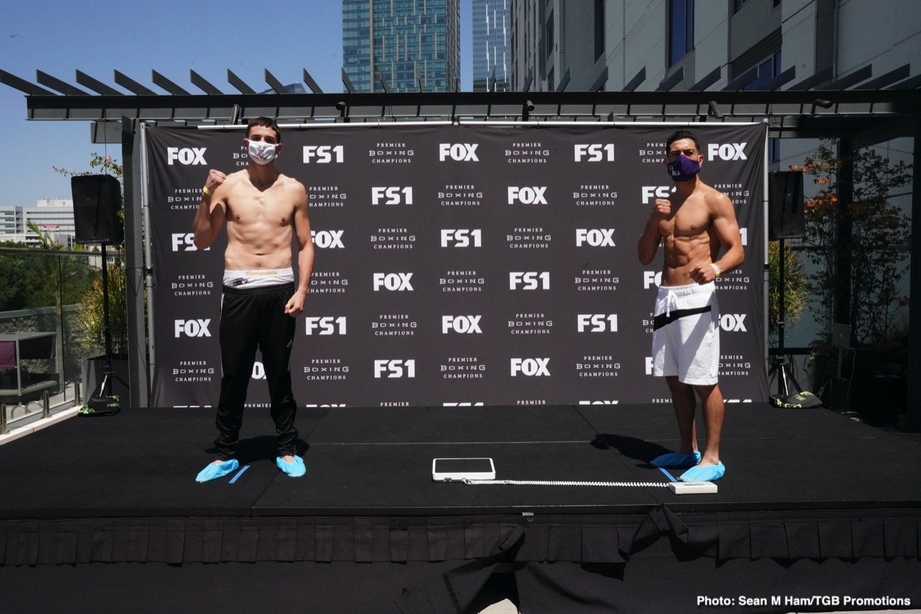 Photo: Erislandy Lara 153 vs. Greg Vendetti 152.4 - weigh-in results Image: Erislandy Lara 153 vs. Greg Vendetti 152.4 - weigh-in results