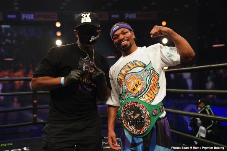 Image: Shawn Porter reacts to Terence Crawford win over Kell Brook