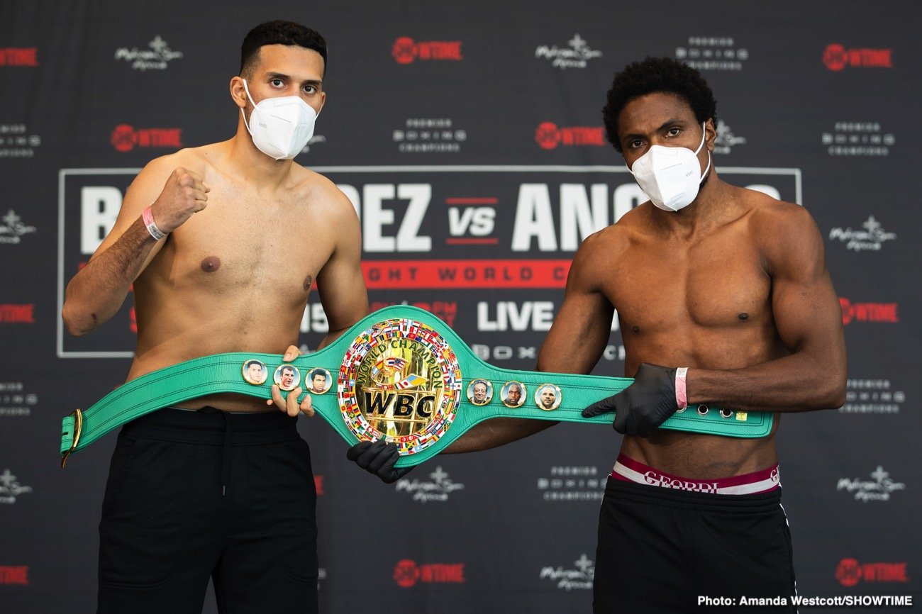 Image: David Benavidez 2.8 pounds overweight, loses WBC title for Roamer Angulo fight