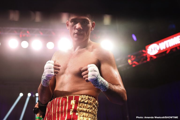 Image: David Benavidez wants to be reinstated in WBC's rankings at 168
