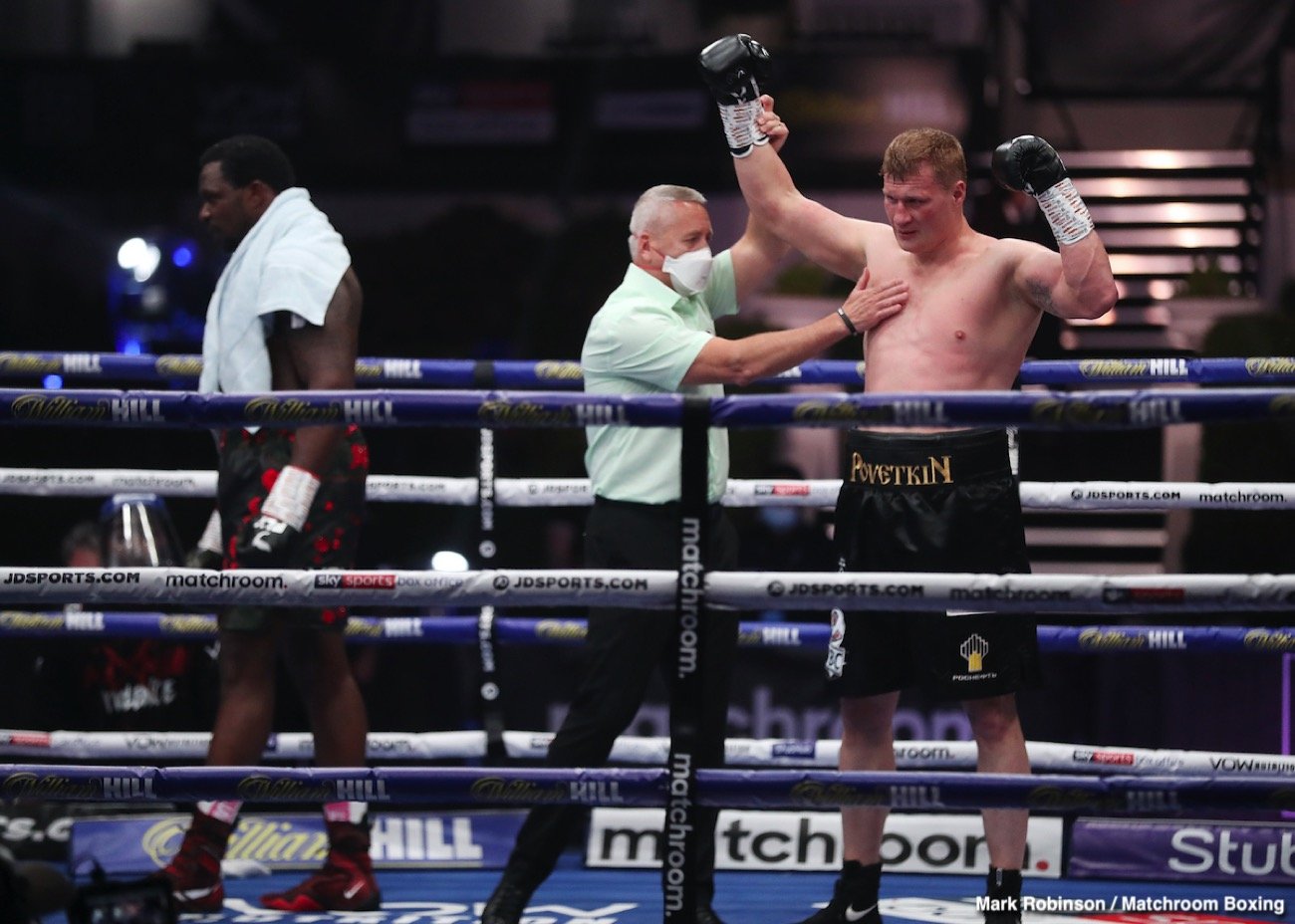 Image: Warren says Whyte shouldn't come back too quick after KO loss