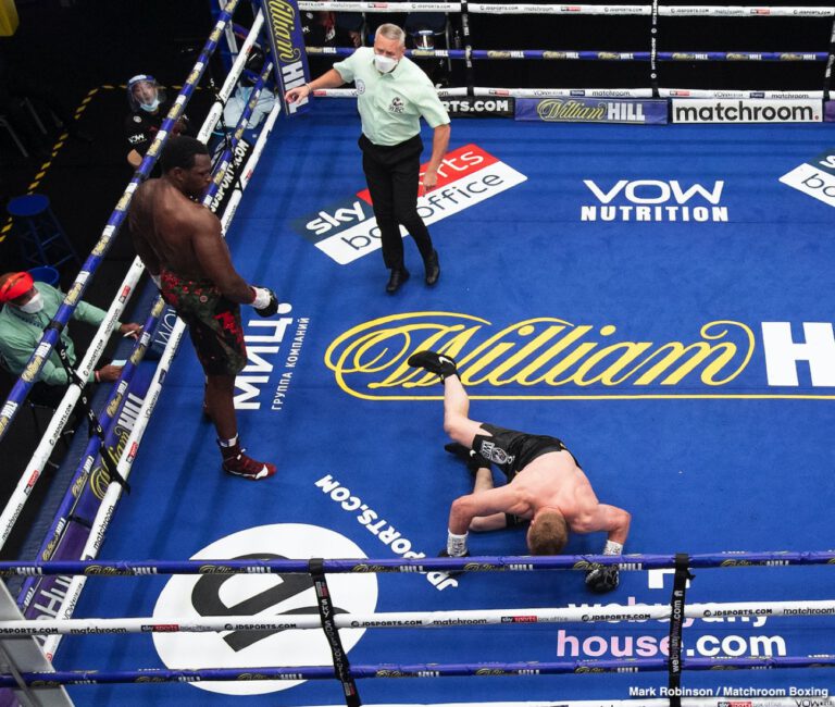 Image: Whyte wants a rematch with Povetkin in 2020