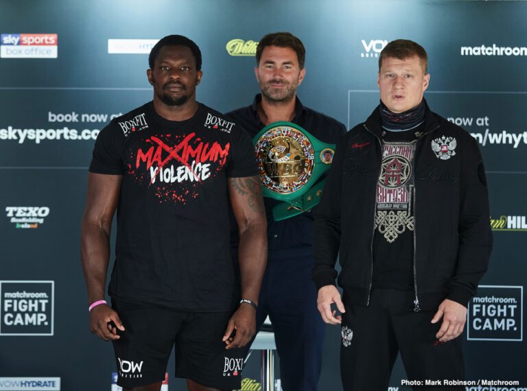 Image: Whyte vs. Povetkin: Dillian must win to keep title hopes alive