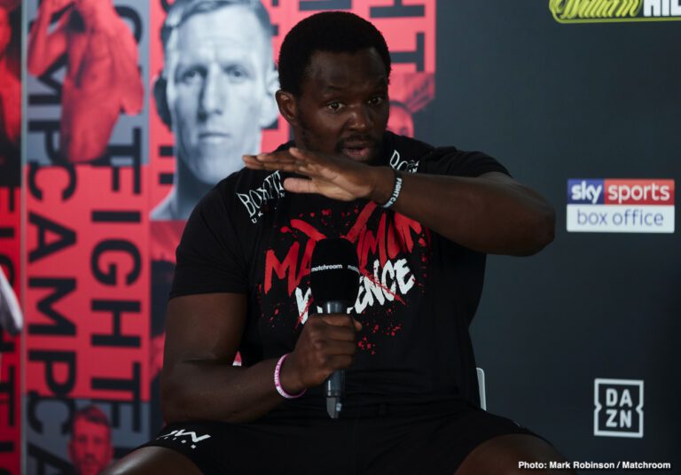 Image: Dillian Whyte wants $10 million for Fury fight, and it's NOT happening says Arum