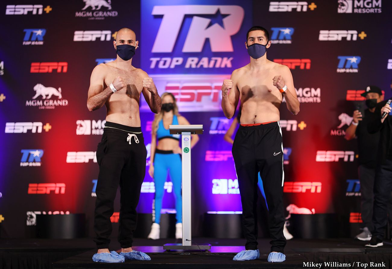 Image: Pedraza vs. Molina & Efe Ajagba vs. Jonnie Rice -official weights