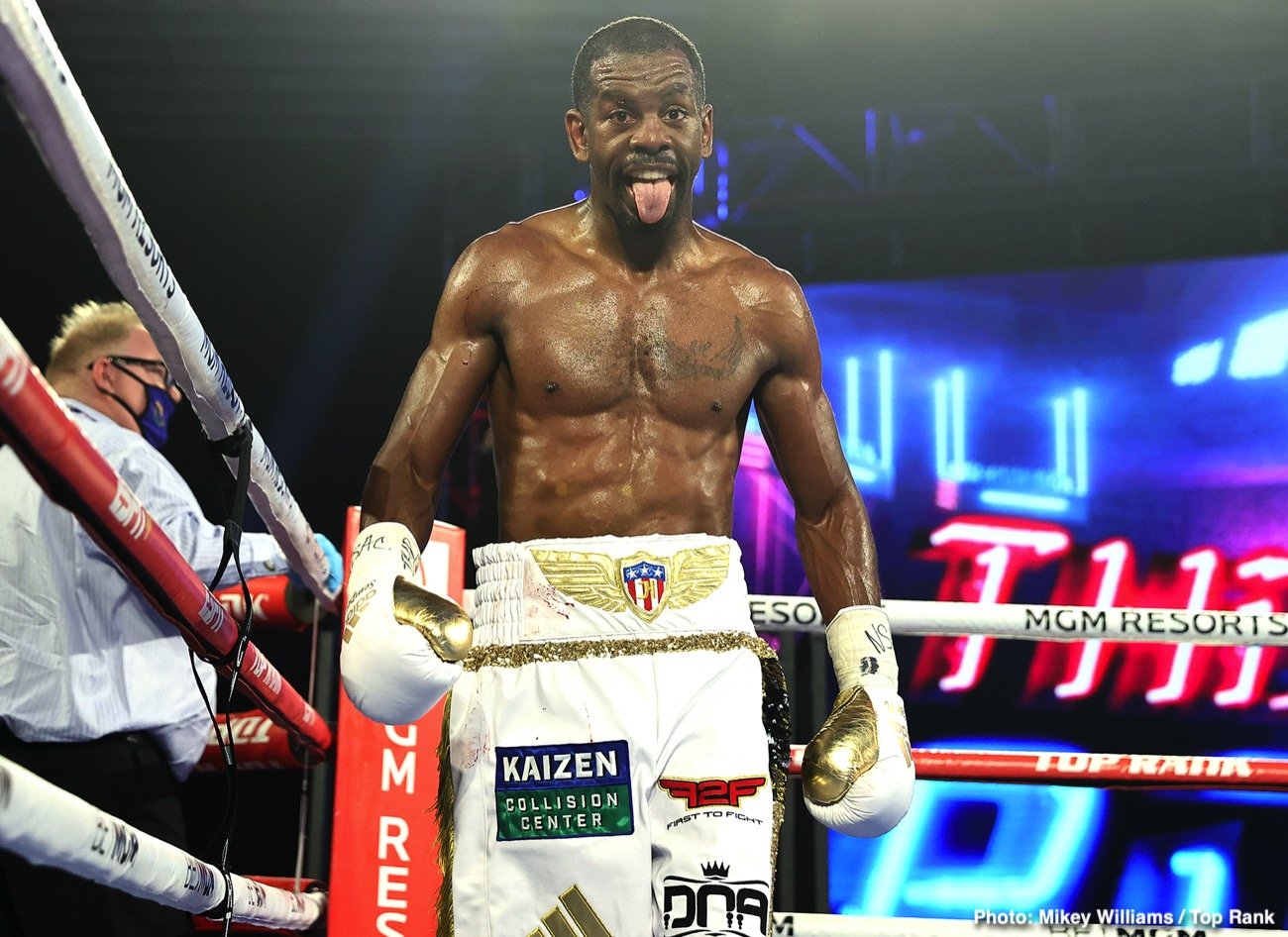Image: Boxing Results: Jamel Herring defeats Jonathan Oquendo by 8th round DQ
