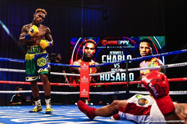 Image: Boxing Results: Jermell Charlo stops Jeison Rosario in 8th round knockout
