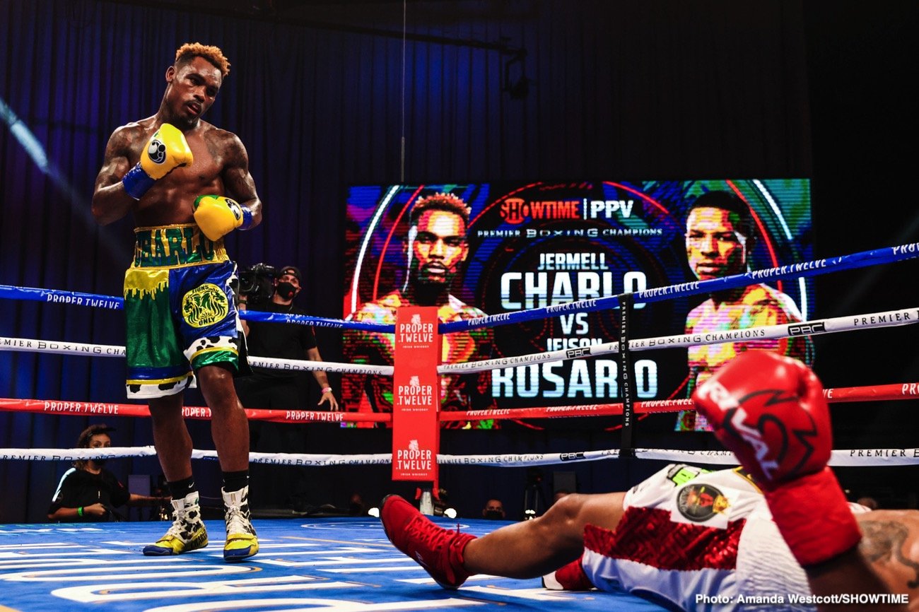Boxing Results: Jermell Charlo stops Jeison Rosario in 8th round knockout ⋆ Boxing News 24