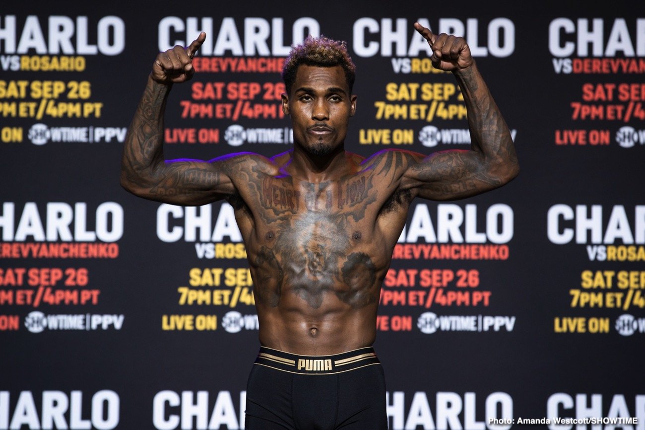 Image: Charlo vs. D-chenko & Charlo vs. Rosario Official Showtime Weights & Photos