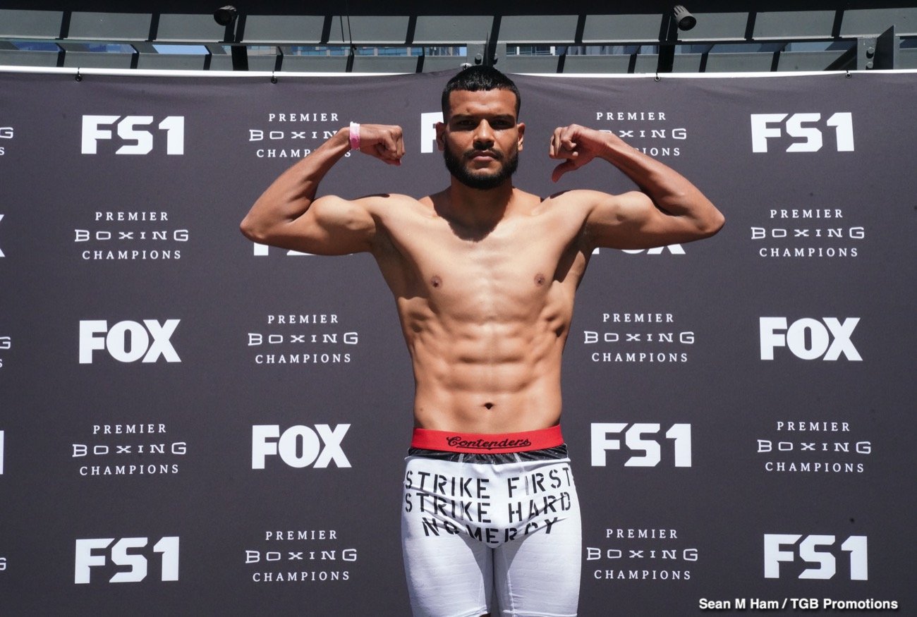 Image: Yordenis Ugas 147 vs. Abel Ramos 146 - weigh-in results