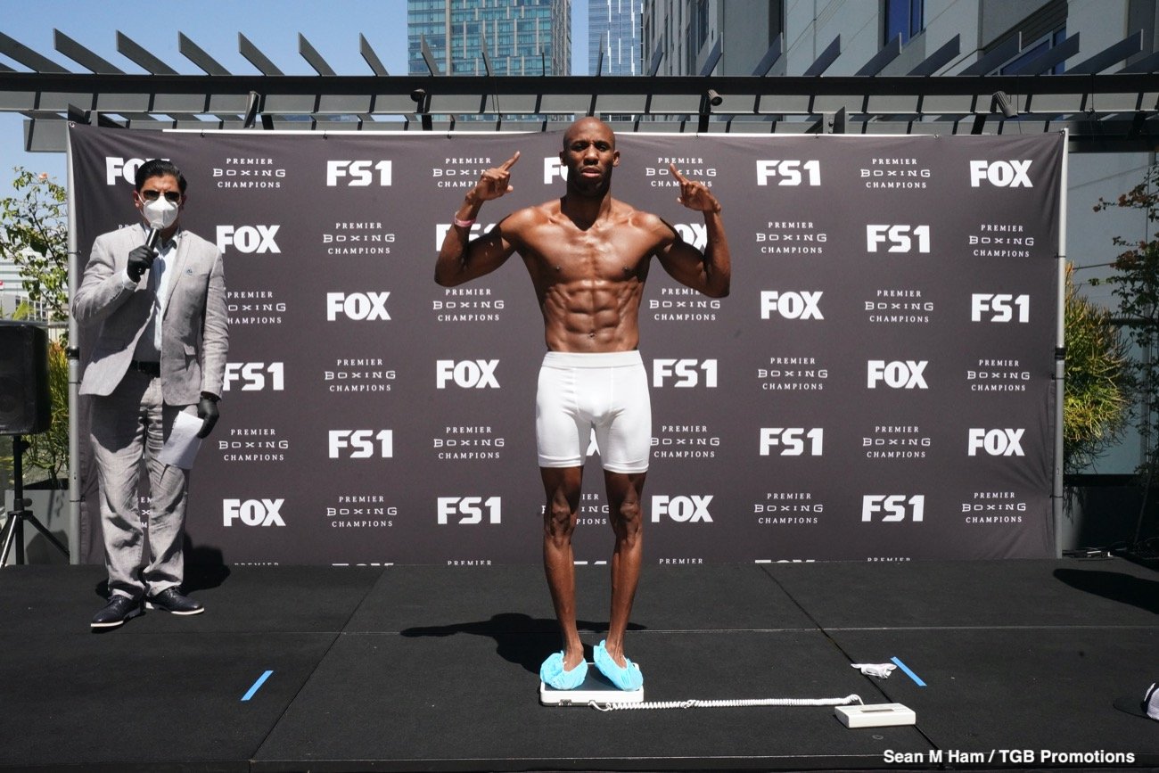 Image: Yordenis Ugas 147 vs. Abel Ramos 146 - weigh-in results